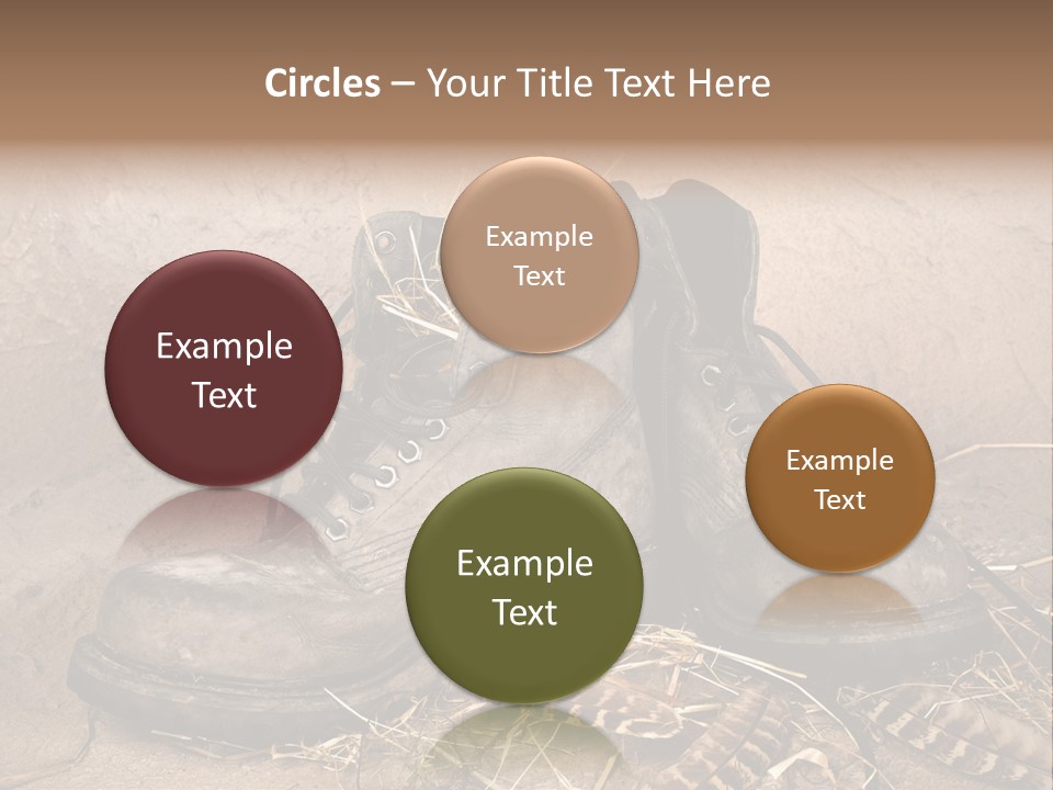 Pair Shoes Leather PowerPoint Template