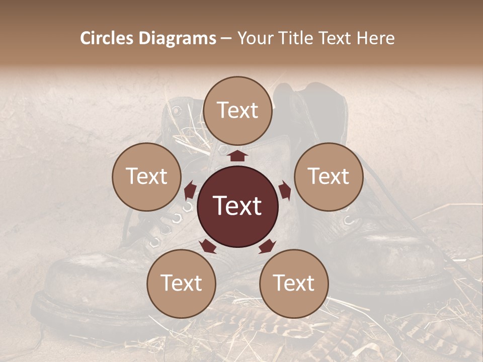 Pair Shoes Leather PowerPoint Template