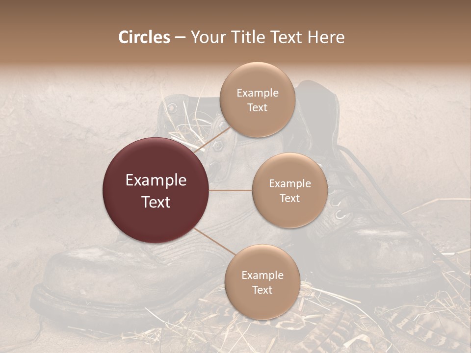 Pair Shoes Leather PowerPoint Template