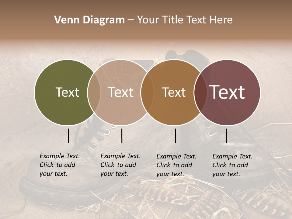 Pair Shoes Leather PowerPoint Template