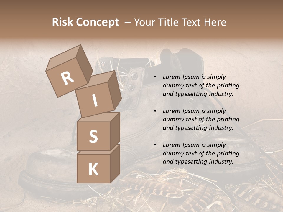 Pair Shoes Leather PowerPoint Template