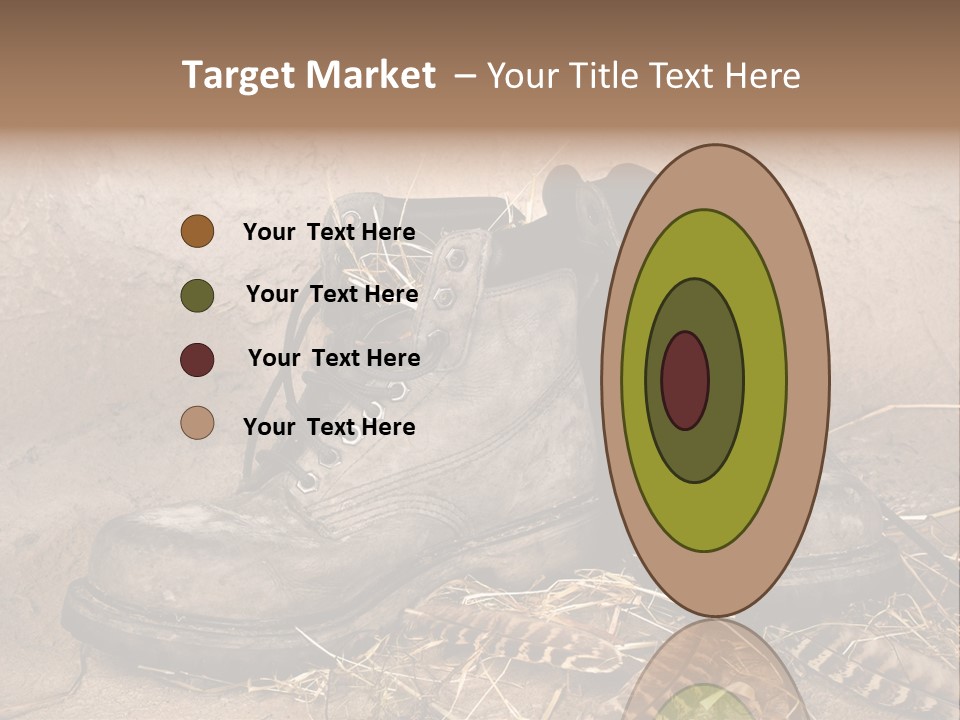 Pair Shoes Leather PowerPoint Template