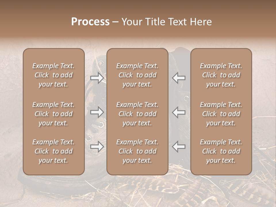 Pair Shoes Leather PowerPoint Template