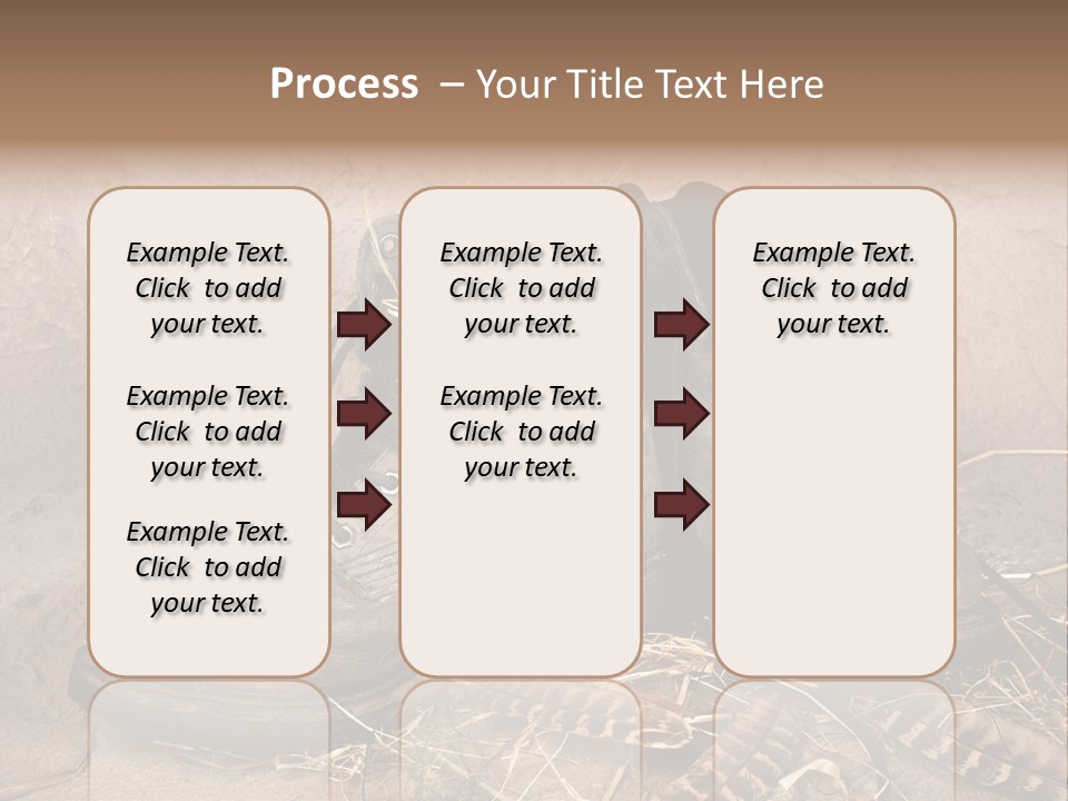 Pair Shoes Leather PowerPoint Template