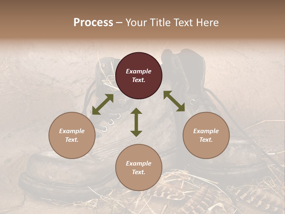 Pair Shoes Leather PowerPoint Template