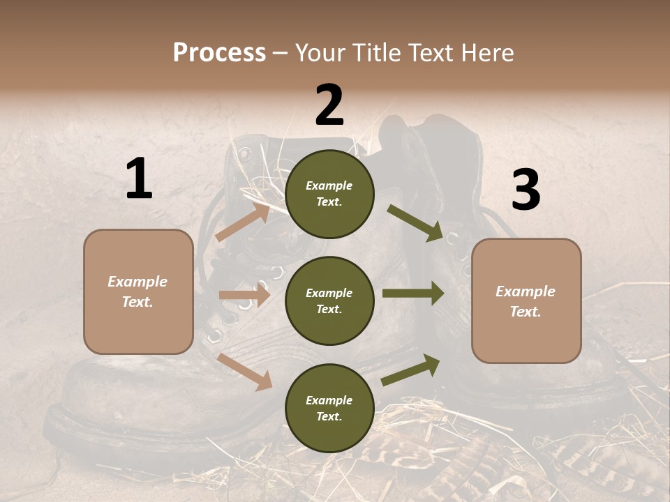 Pair Shoes Leather PowerPoint Template