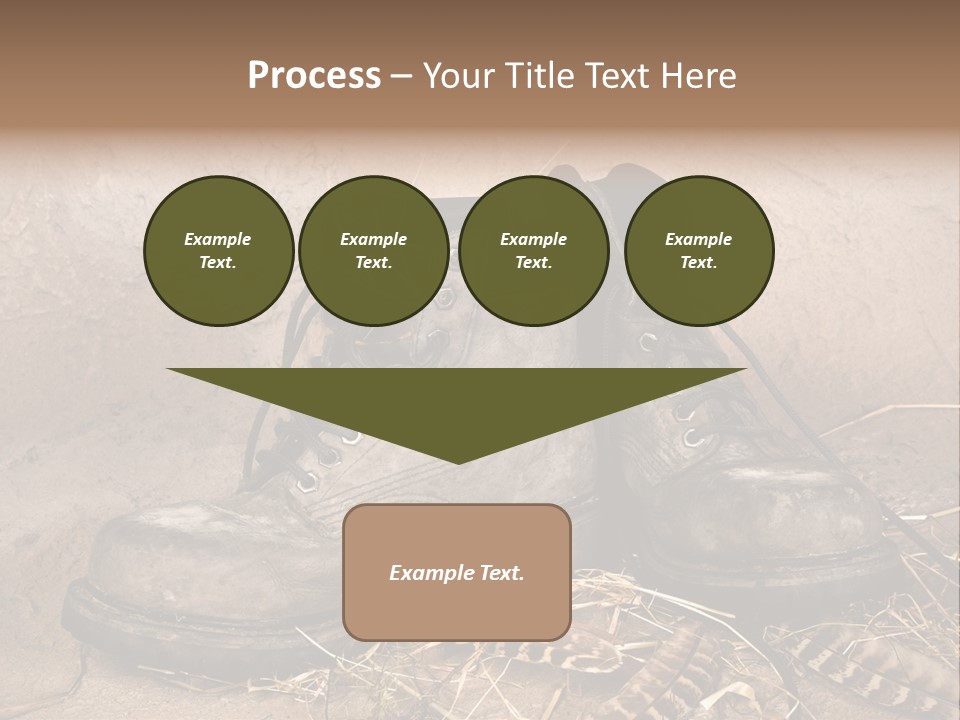 Pair Shoes Leather PowerPoint Template