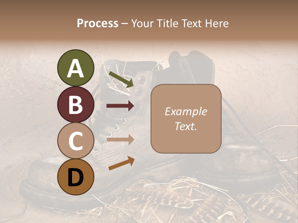 Pair Shoes Leather PowerPoint Template