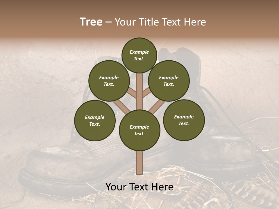 Pair Shoes Leather PowerPoint Template