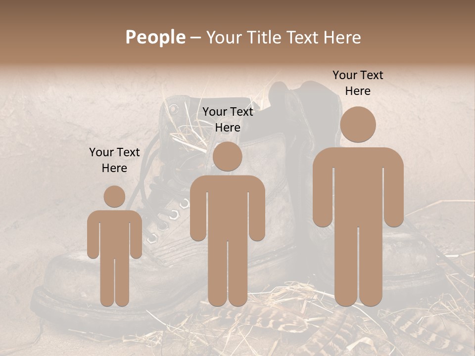 Pair Shoes Leather PowerPoint Template