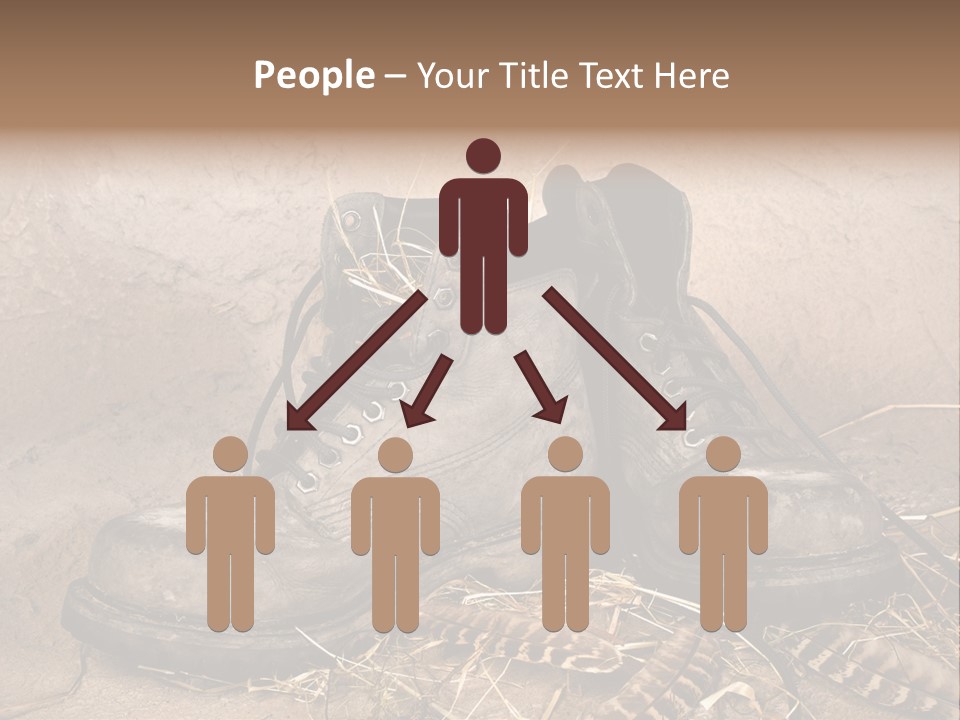 Pair Shoes Leather PowerPoint Template