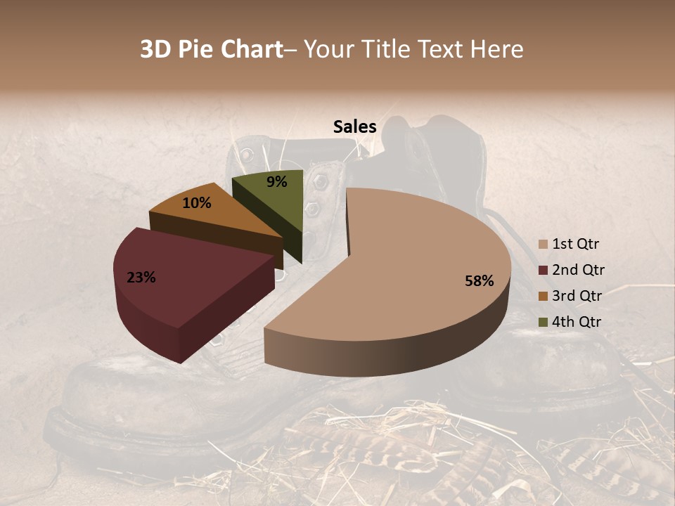 Pair Shoes Leather PowerPoint Template