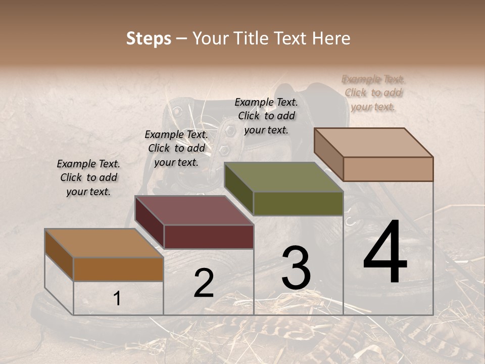 Pair Shoes Leather PowerPoint Template