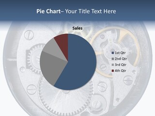 Adjusting Small Gear Drive PowerPoint Template