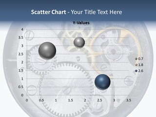 Adjusting Small Gear Drive PowerPoint Template