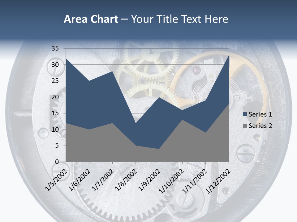 Adjusting Small Gear Drive PowerPoint Template
