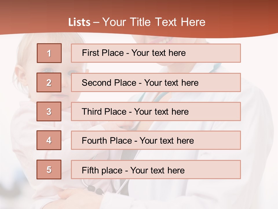Doctor Stethoscope Smiling PowerPoint Template