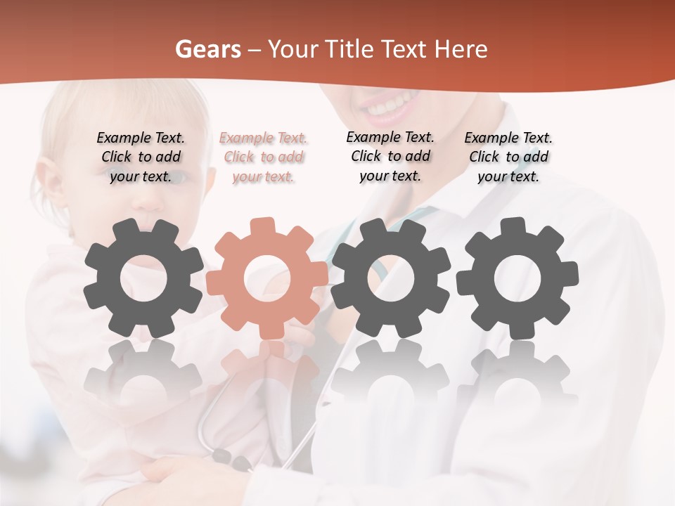 Doctor Stethoscope Smiling PowerPoint Template