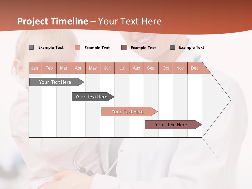 Doctor Stethoscope Smiling PowerPoint Template