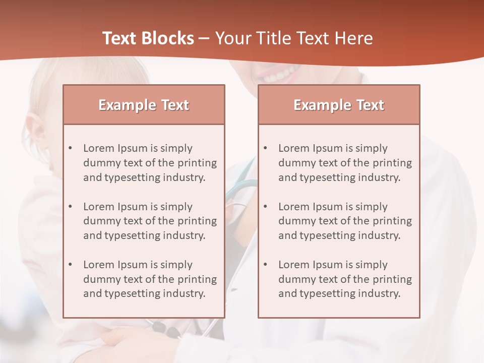 Doctor Stethoscope Smiling PowerPoint Template