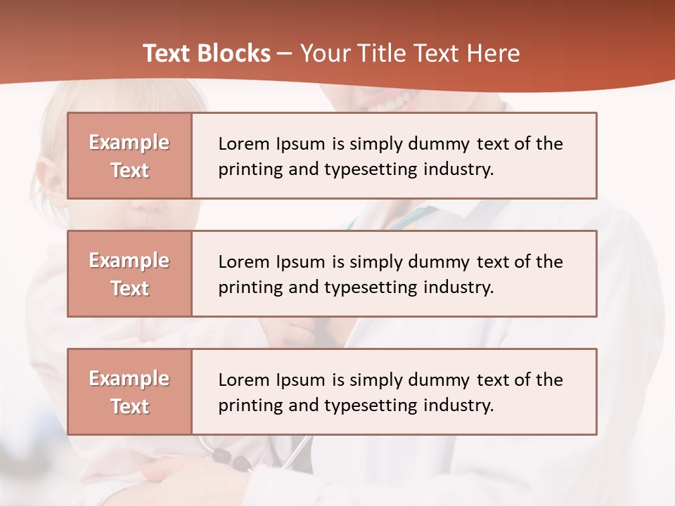 Doctor Stethoscope Smiling PowerPoint Template