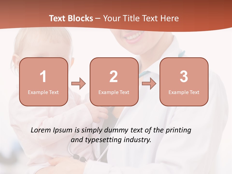 Doctor Stethoscope Smiling PowerPoint Template