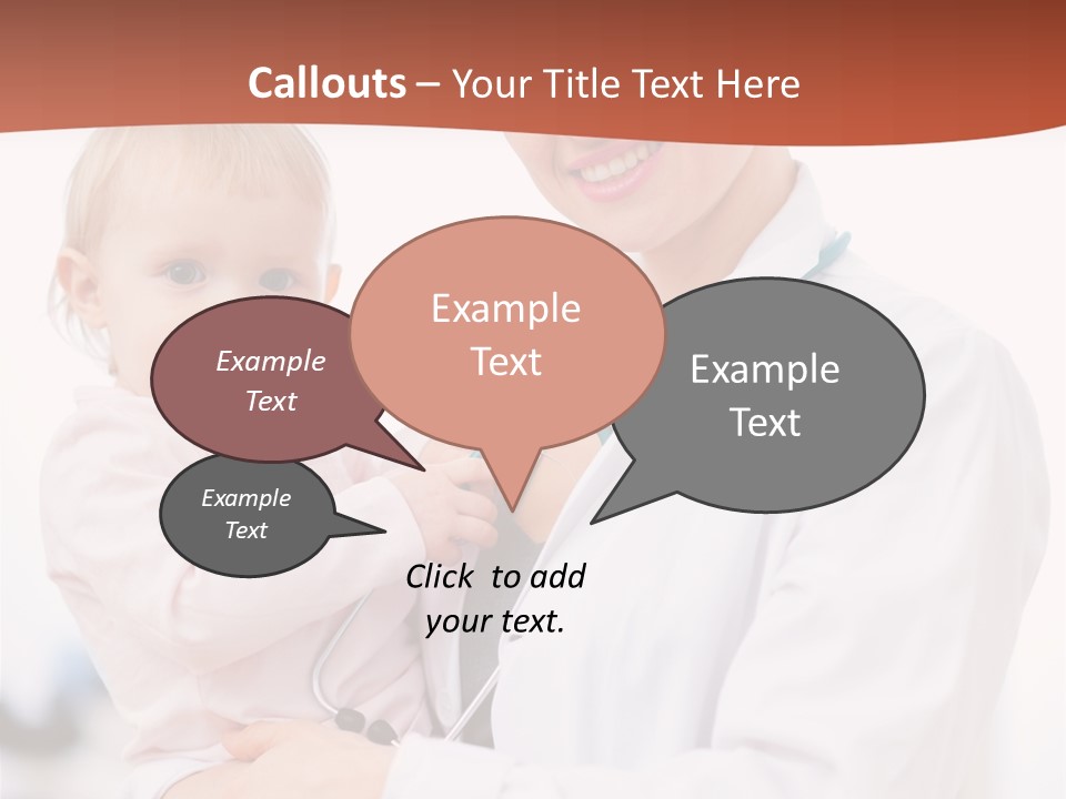 Doctor Stethoscope Smiling PowerPoint Template