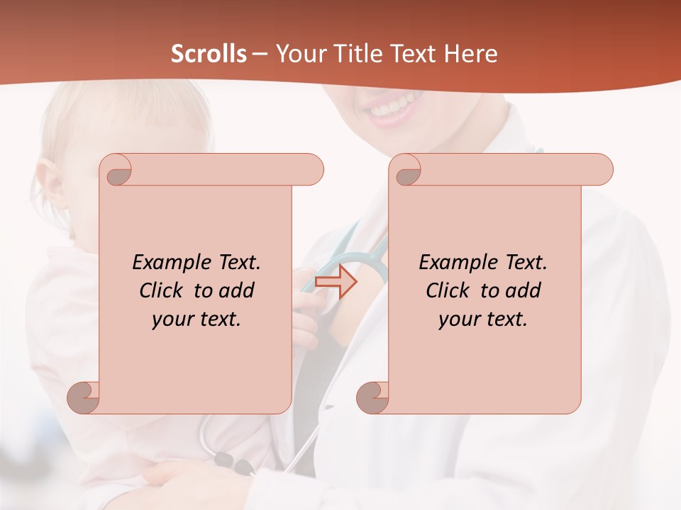 Doctor Stethoscope Smiling PowerPoint Template