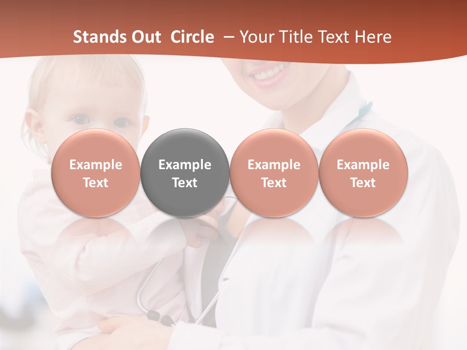 Doctor Stethoscope Smiling PowerPoint Template