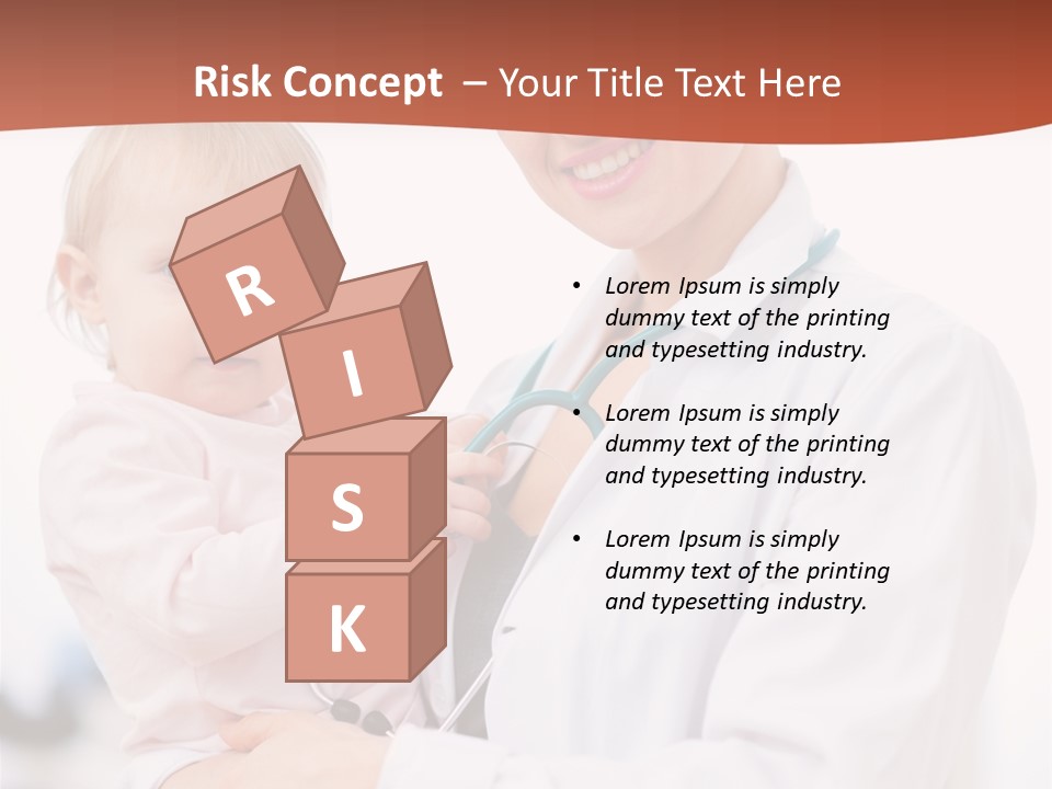 Doctor Stethoscope Smiling PowerPoint Template