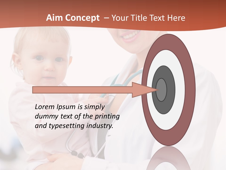 Doctor Stethoscope Smiling PowerPoint Template