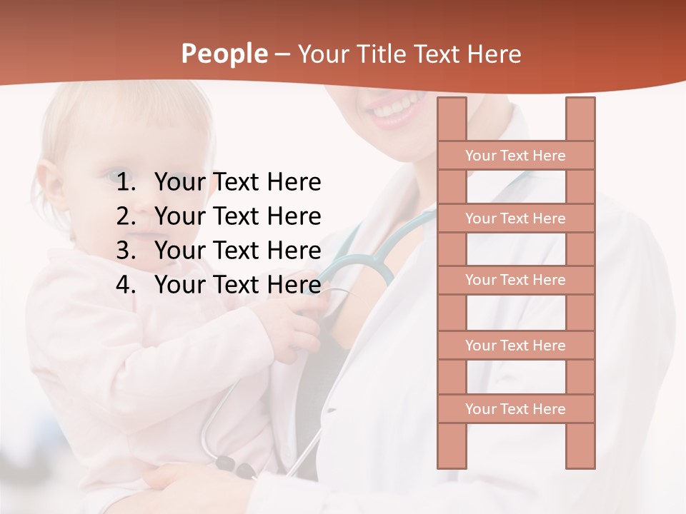 Doctor Stethoscope Smiling PowerPoint Template