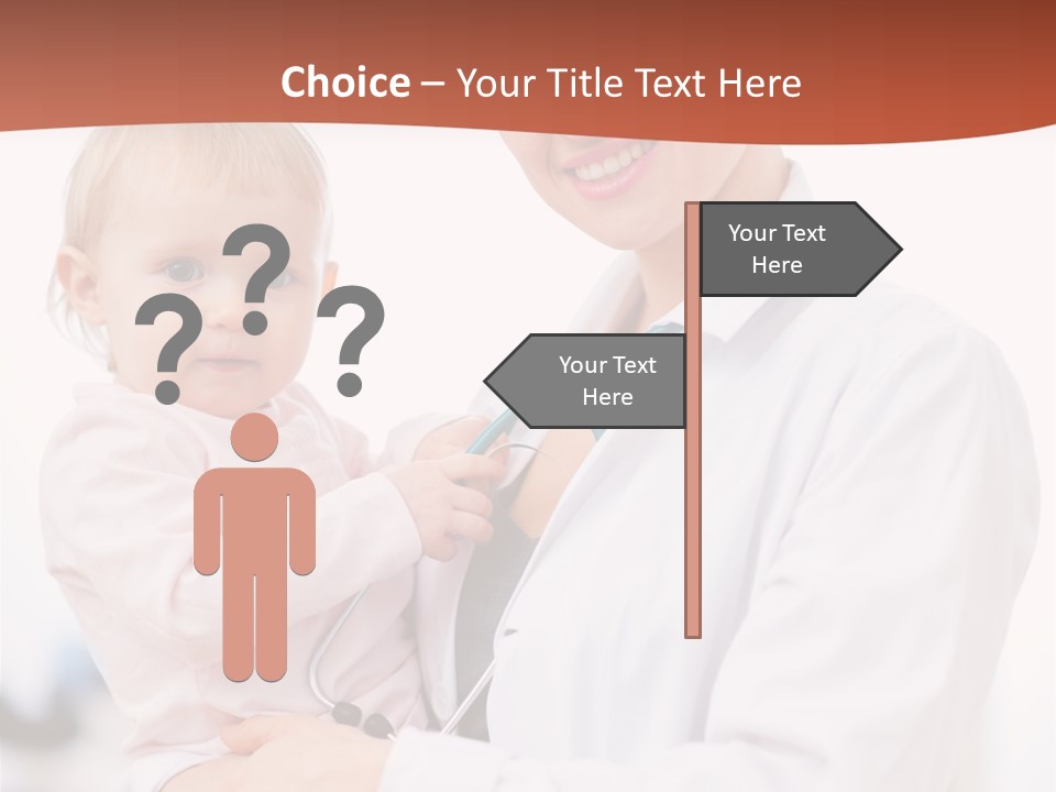 Doctor Stethoscope Smiling PowerPoint Template