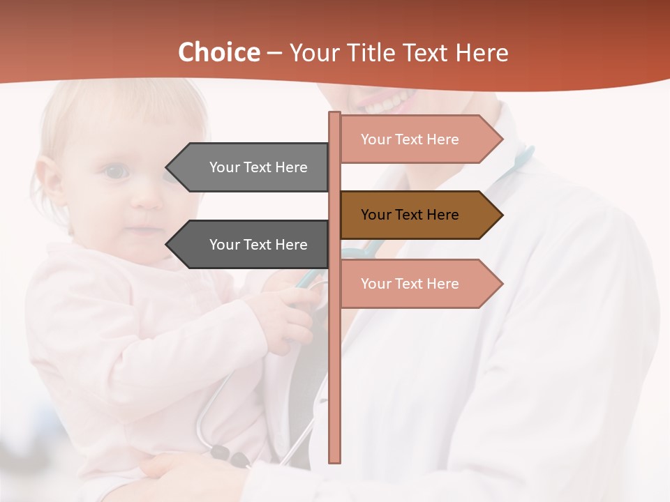 Doctor Stethoscope Smiling PowerPoint Template