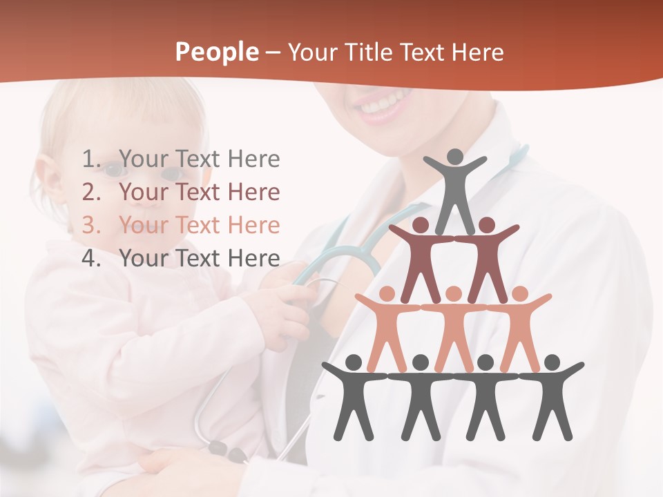 Doctor Stethoscope Smiling PowerPoint Template