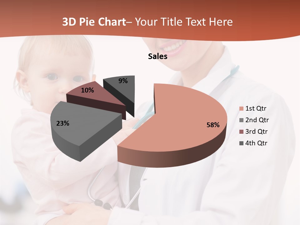 Doctor Stethoscope Smiling PowerPoint Template