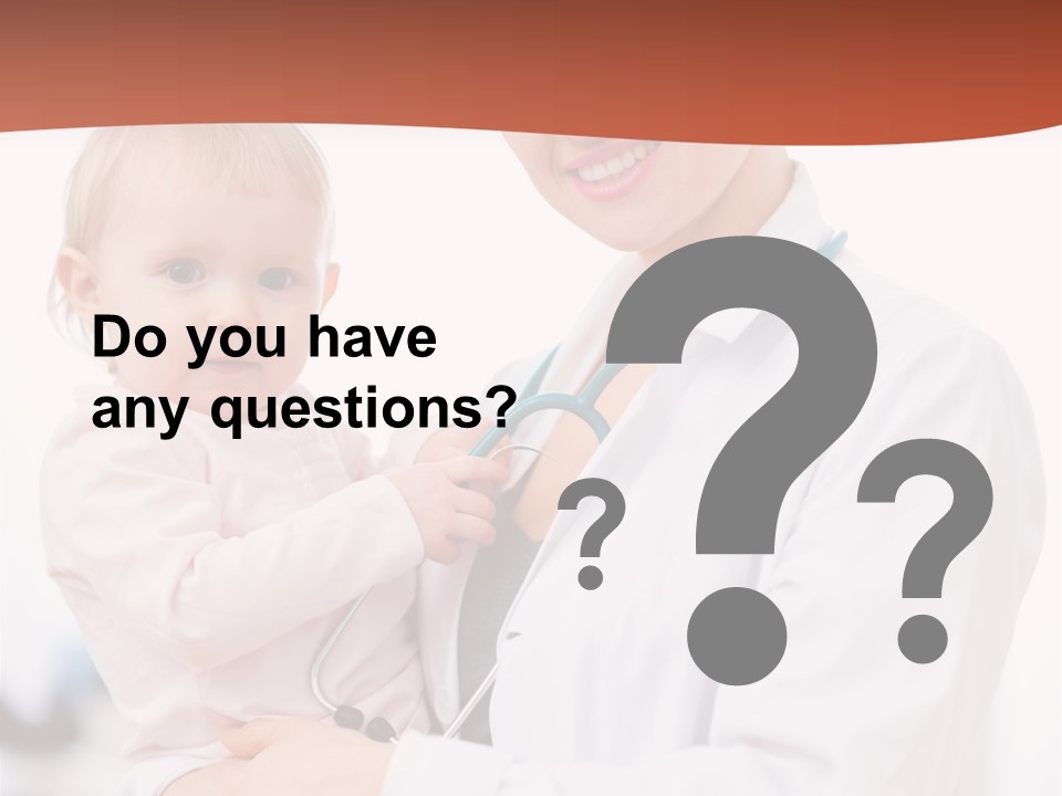 Doctor Stethoscope Smiling PowerPoint Template