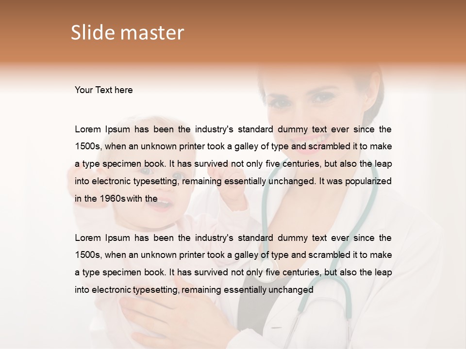 Stethoscope Patient Healing PowerPoint Template