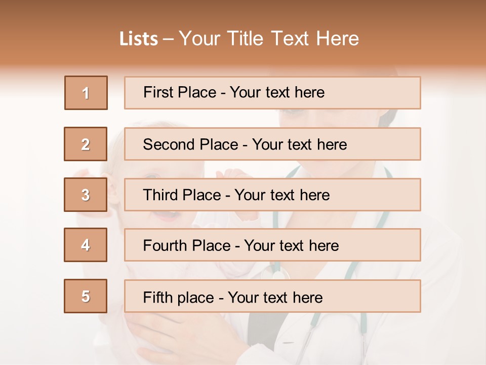 Stethoscope Patient Healing PowerPoint Template