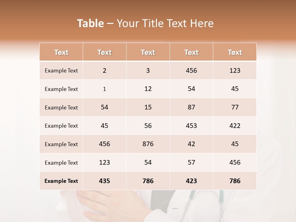 Stethoscope Patient Healing PowerPoint Template