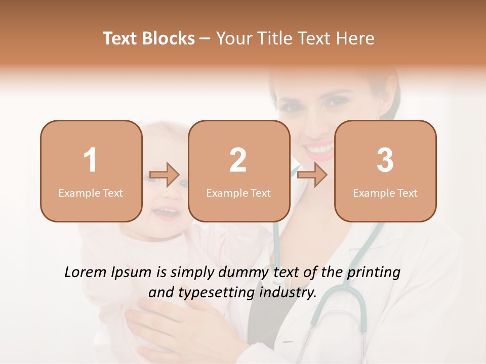 Stethoscope Patient Healing PowerPoint Template