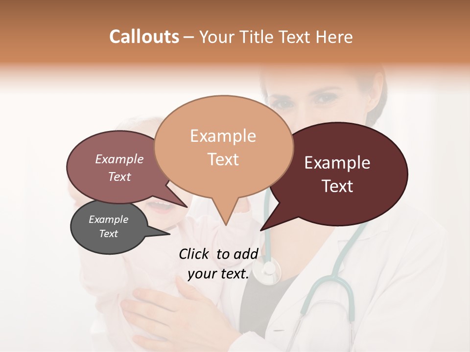 Stethoscope Patient Healing PowerPoint Template
