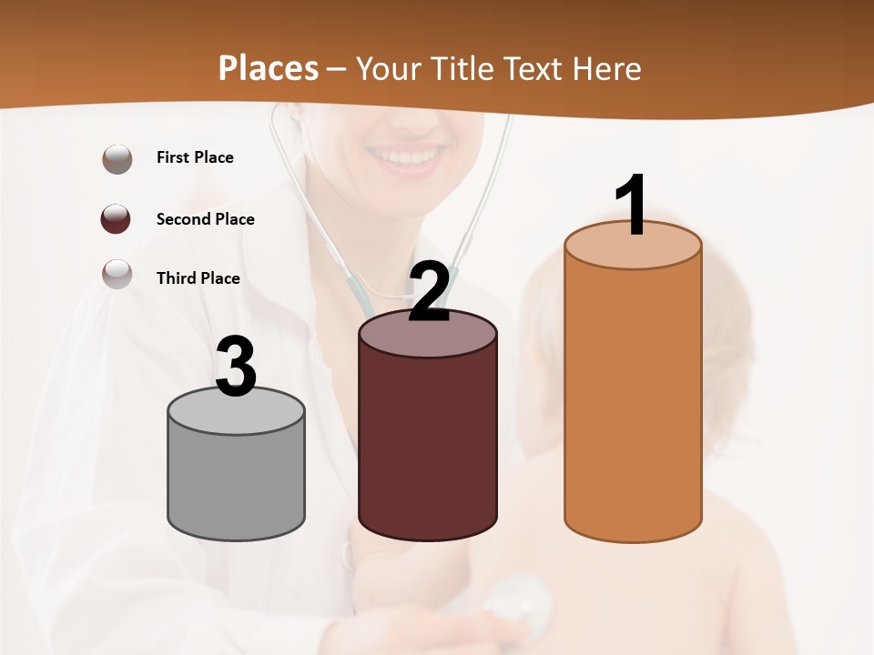 Kid Childcare Isolated PowerPoint Template