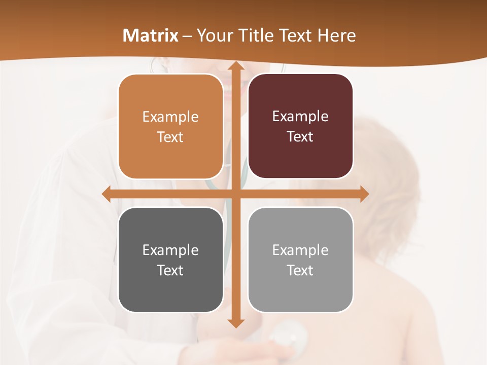 Kid Childcare Isolated PowerPoint Template