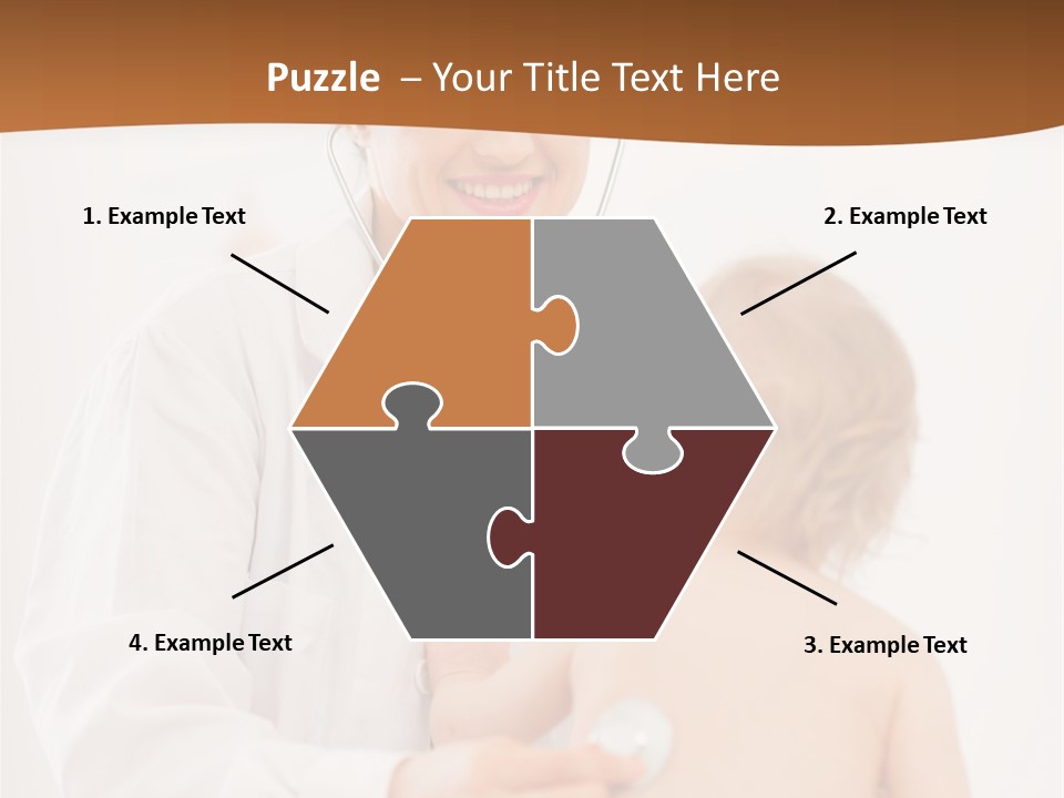 Kid Childcare Isolated PowerPoint Template