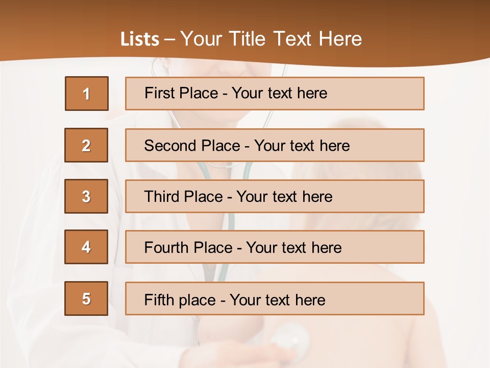Kid Childcare Isolated PowerPoint Template
