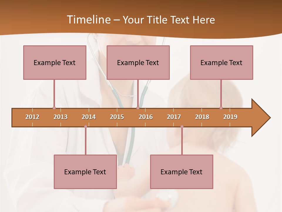 Kid Childcare Isolated PowerPoint Template