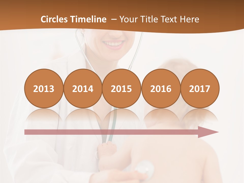 Kid Childcare Isolated PowerPoint Template