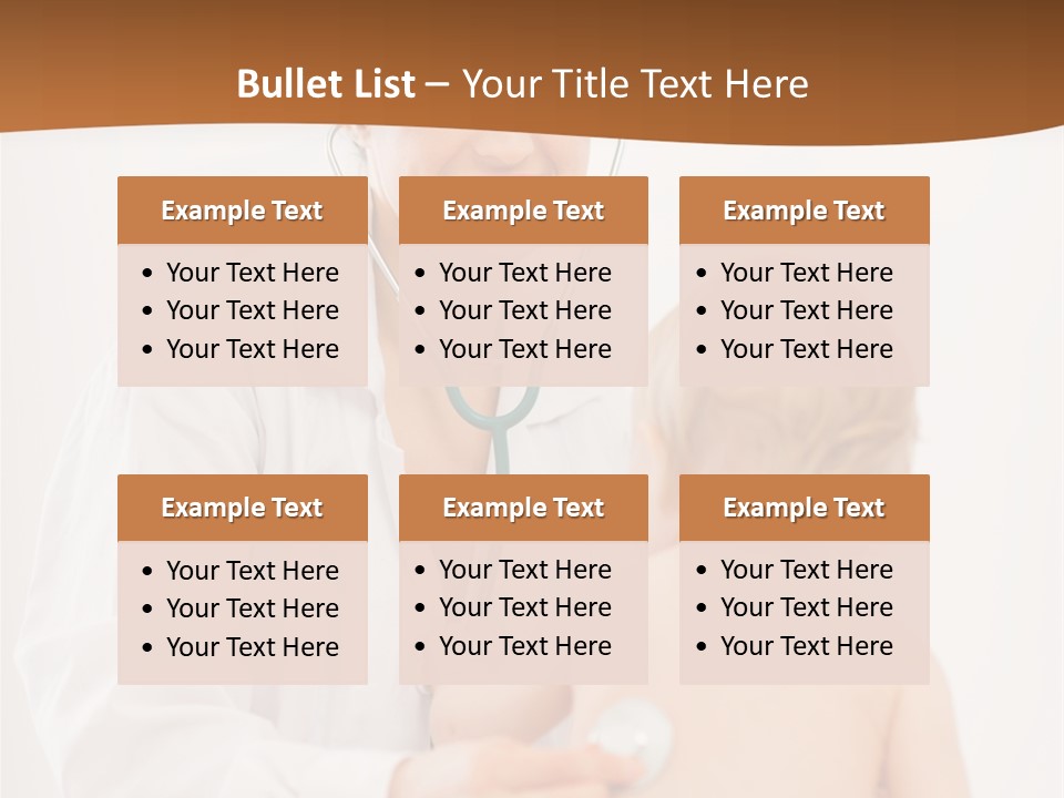 Kid Childcare Isolated PowerPoint Template
