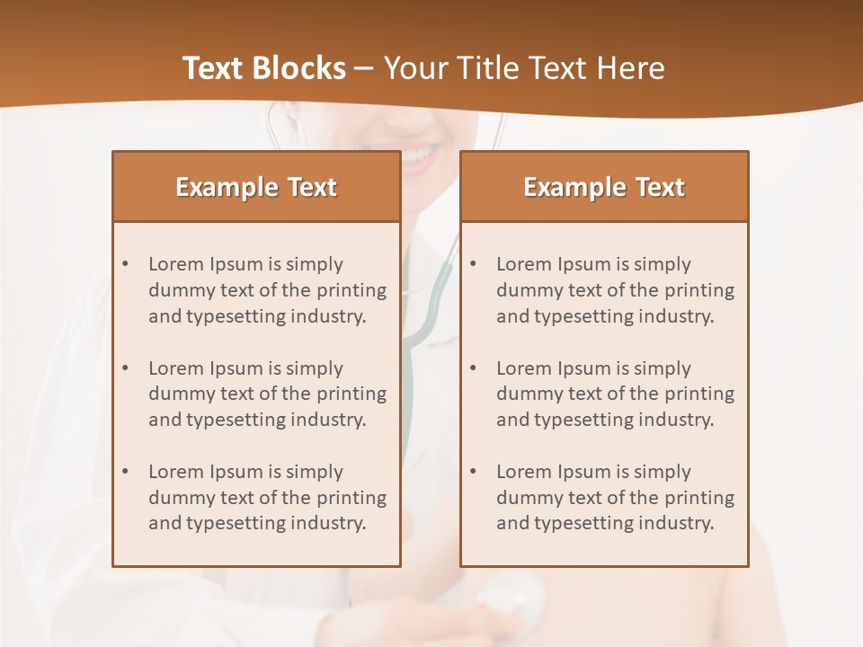Kid Childcare Isolated PowerPoint Template